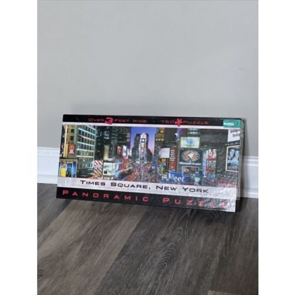PUZZLE - JIGSAW BUFFALO GAMES PANORAMIC "TIMES SQUARE, NEW YORK"  750 PCS